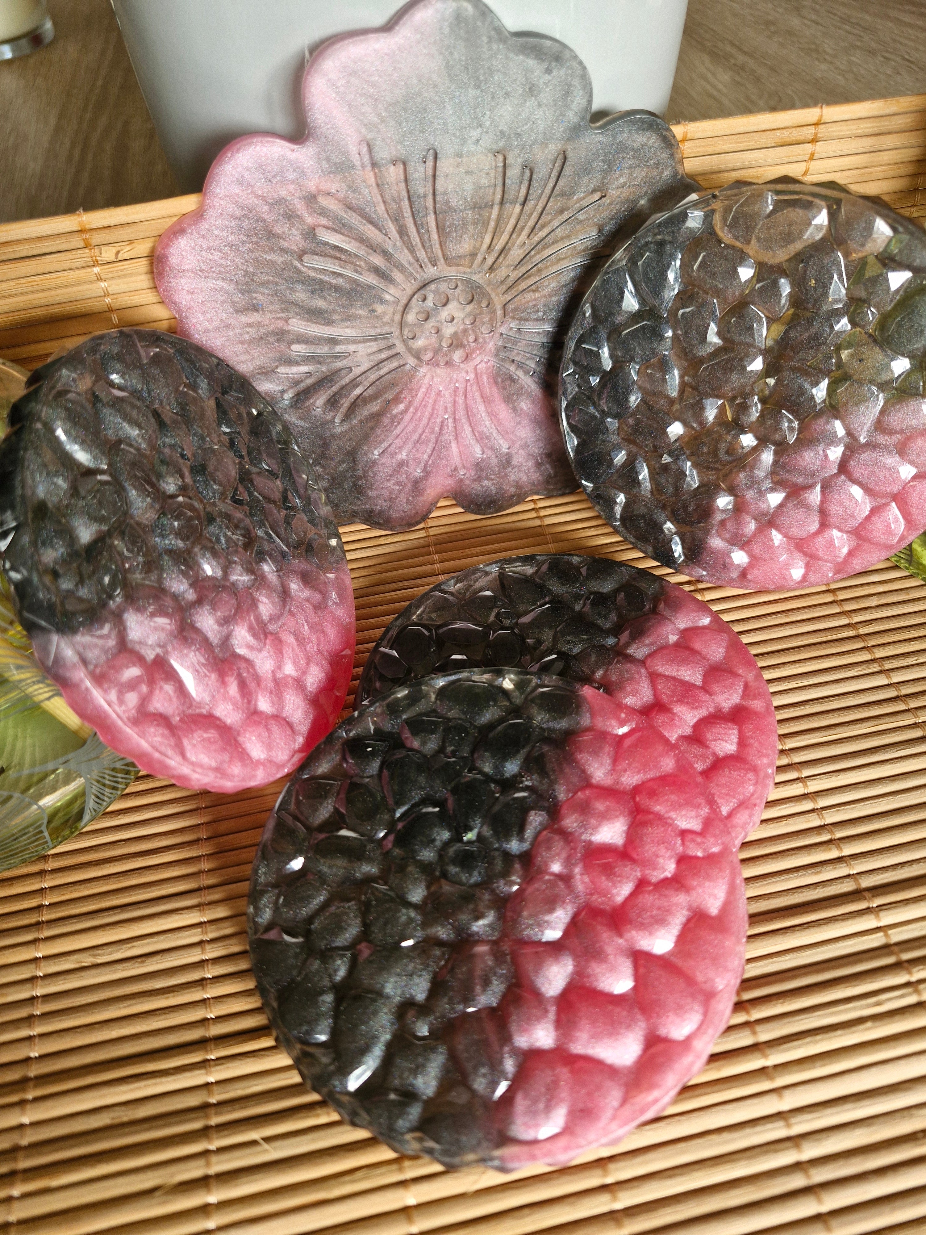 Set de sous-verre Pink Black