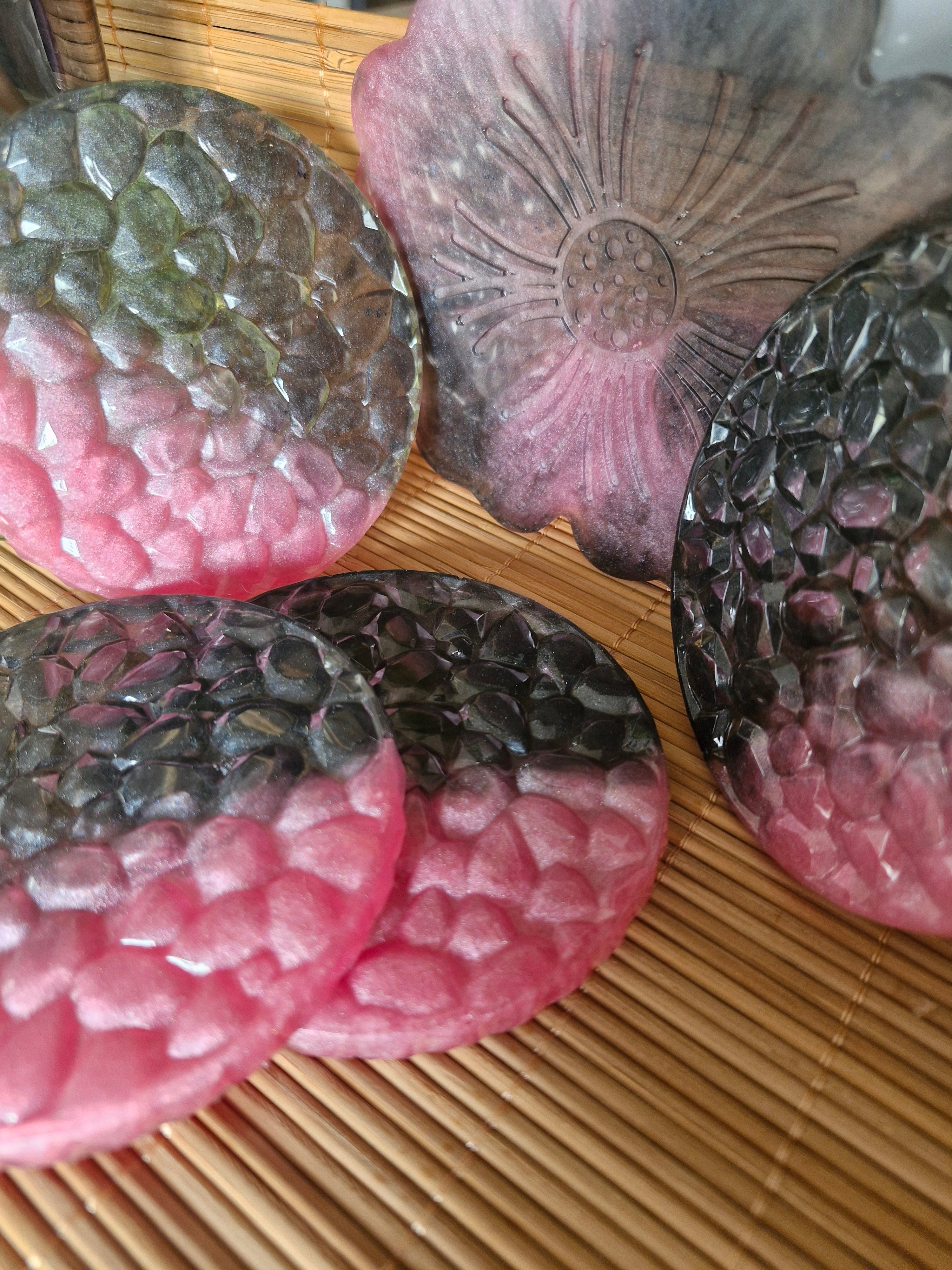 Set de sous-verre Pink Black