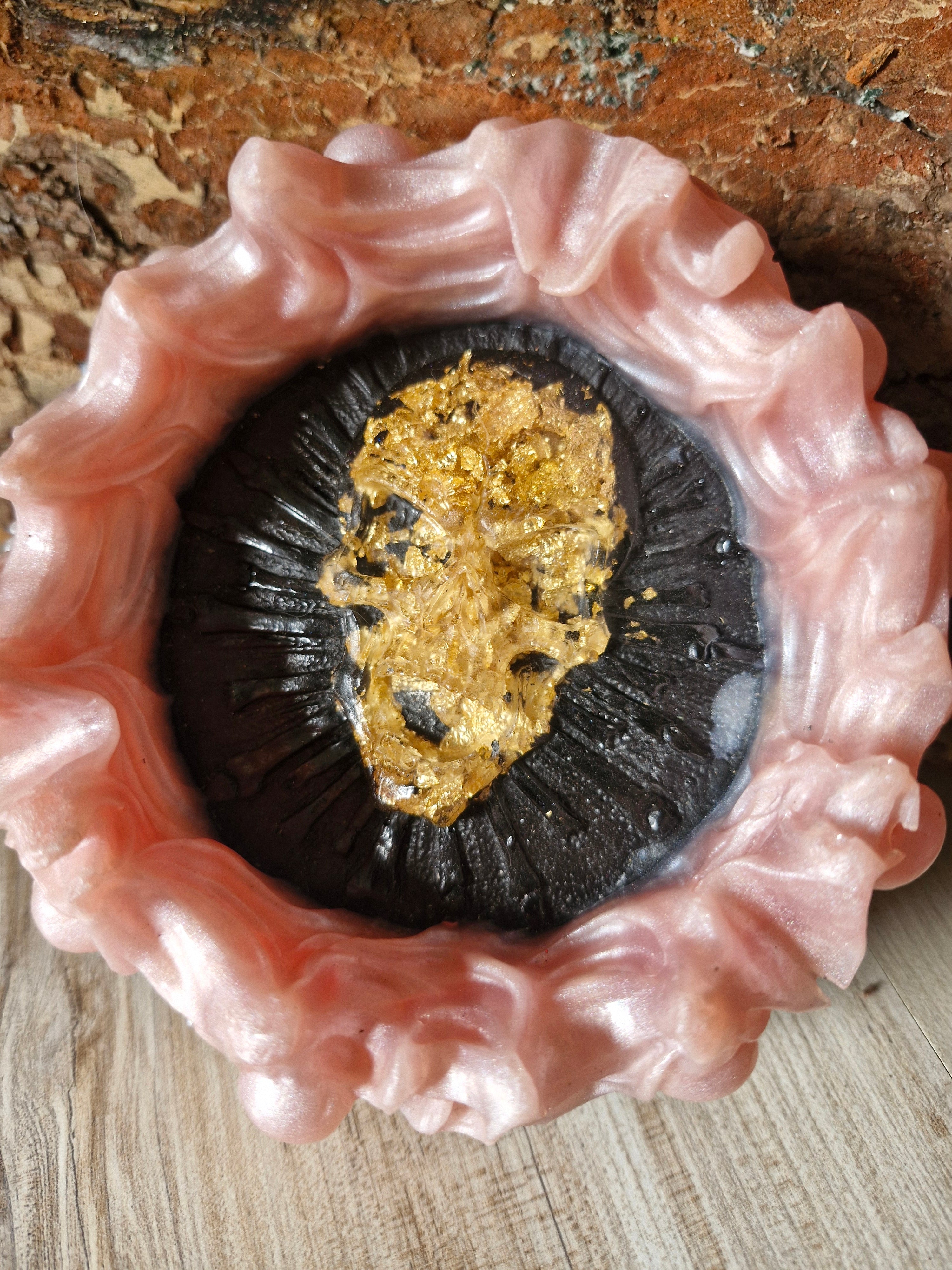 Cendrier tête de mort