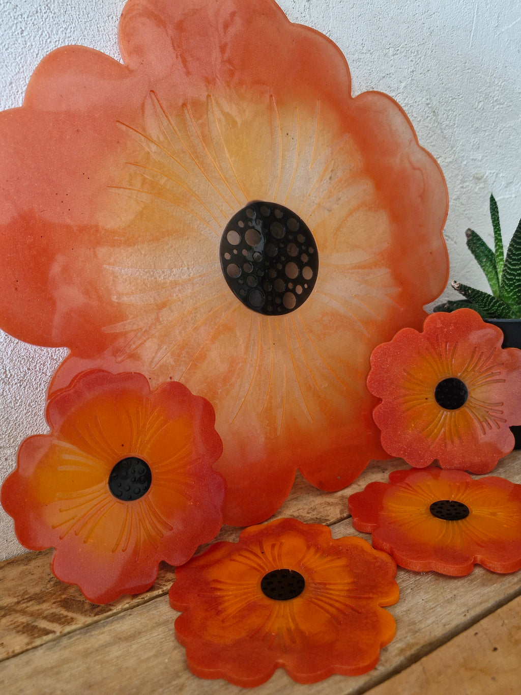 Ensemble set sous-verre et grand plateau