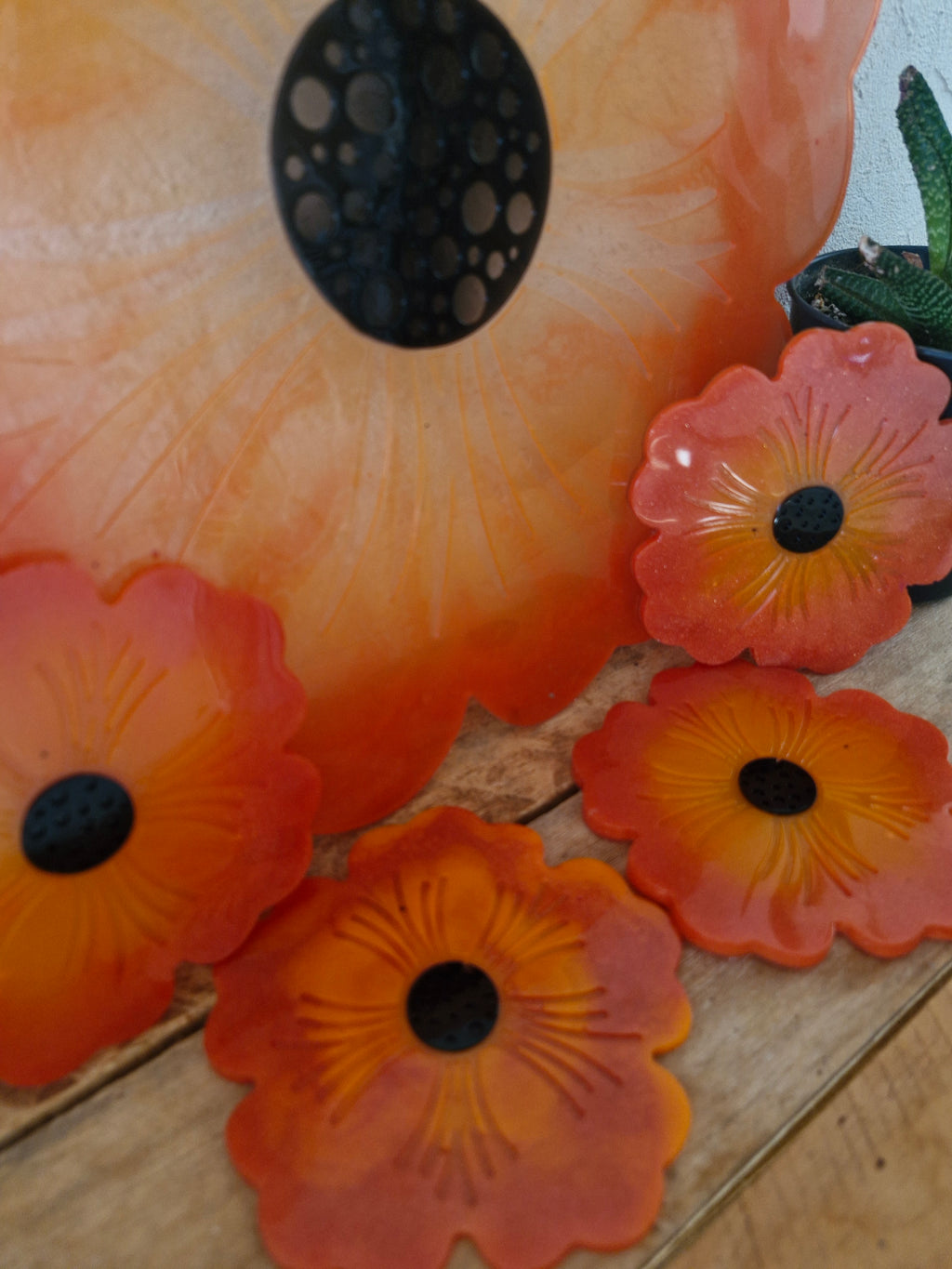 Ensemble set sous-verre et grand plateau