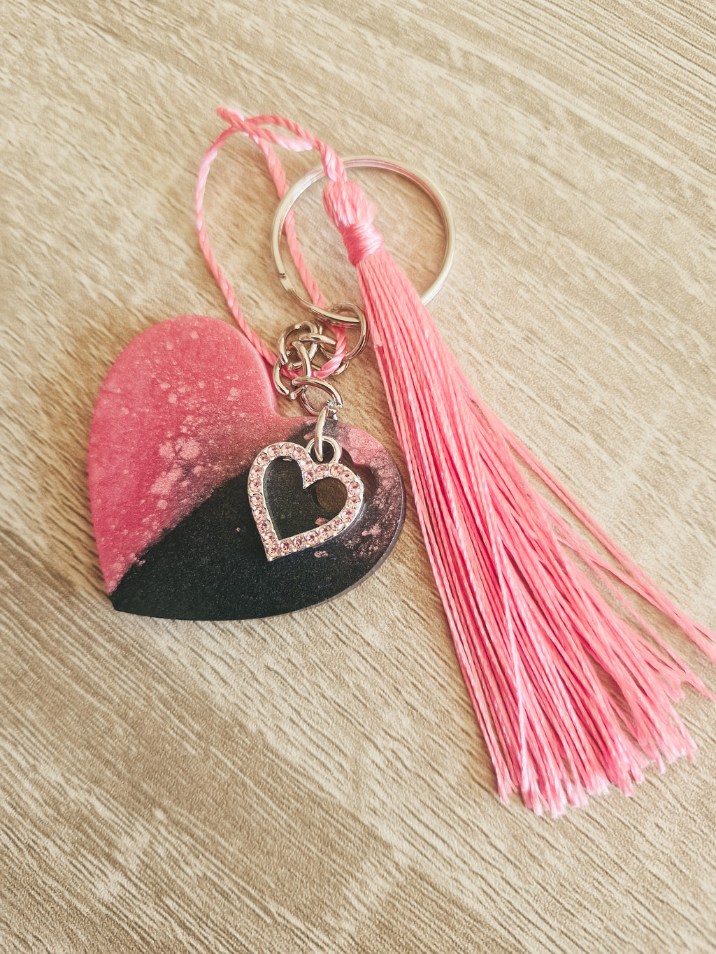 Porte-clé Heart Pink Love