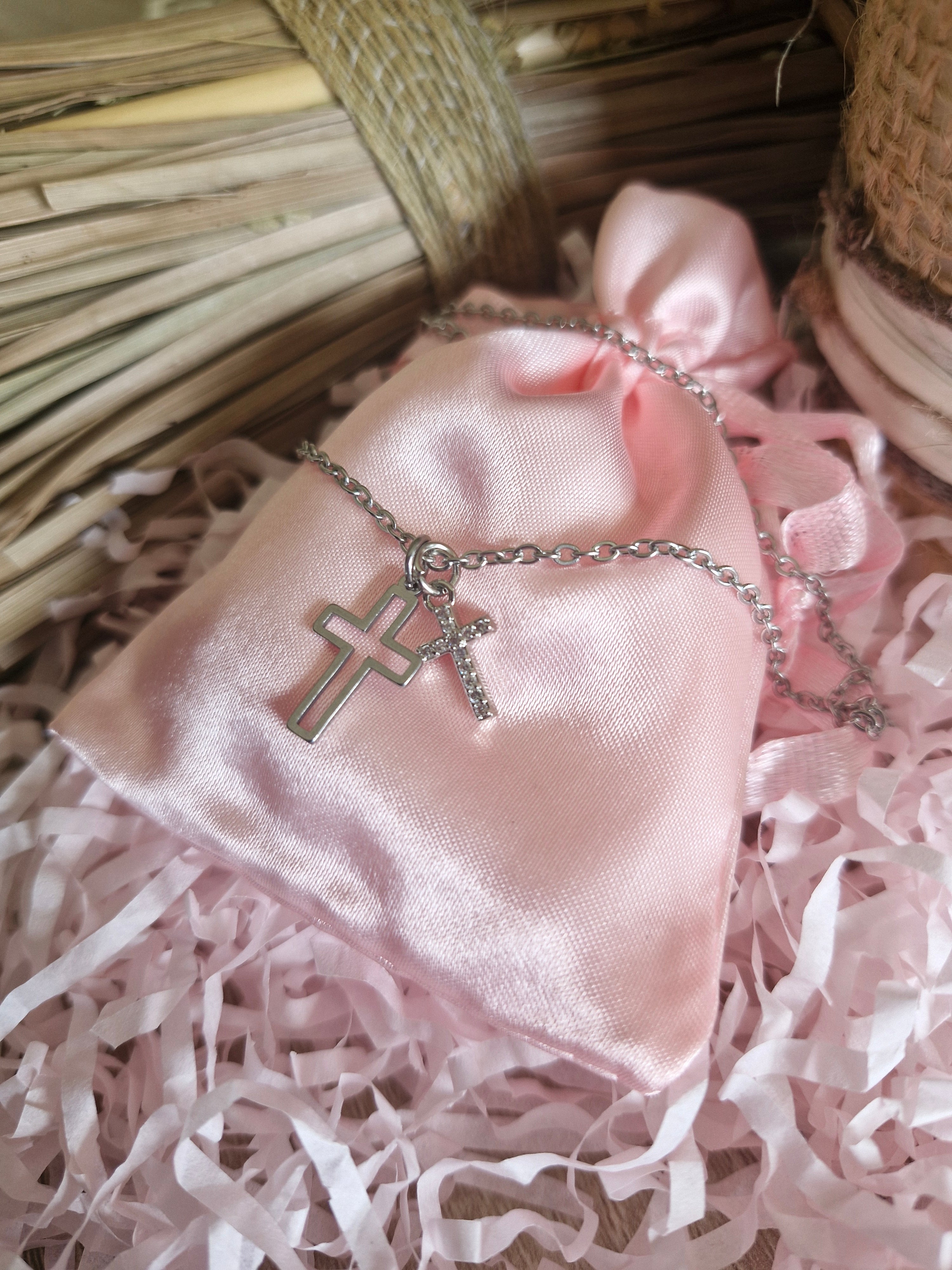 Collier Chrétien Jeanne argenté