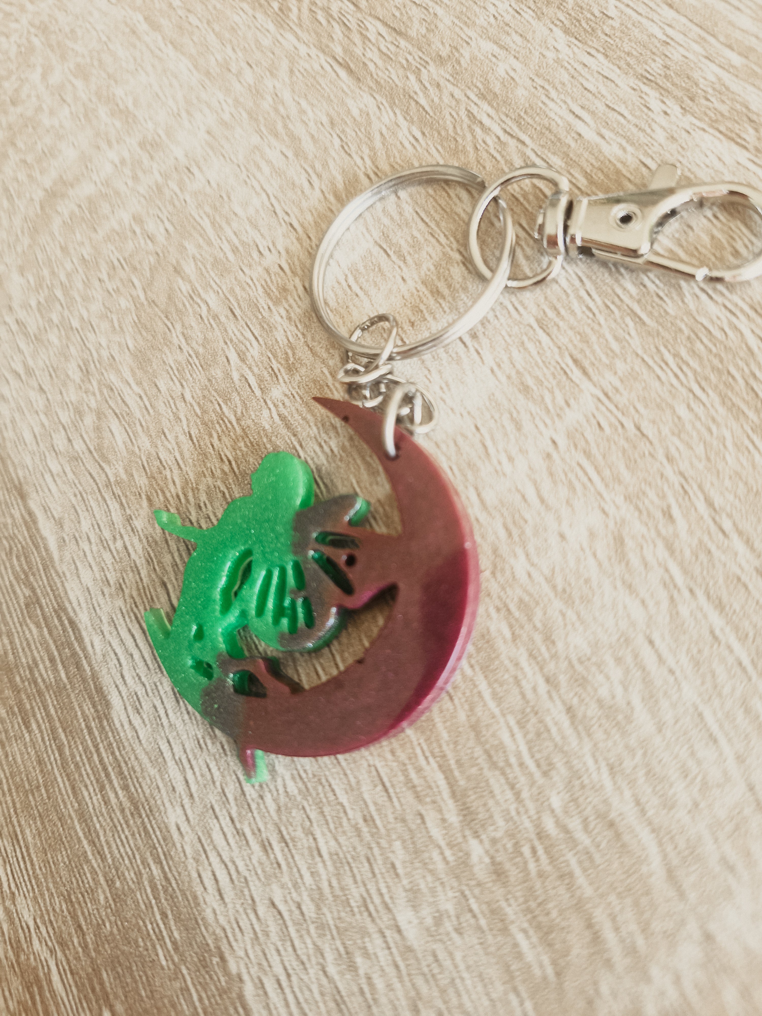 Porte-clé la fee lune