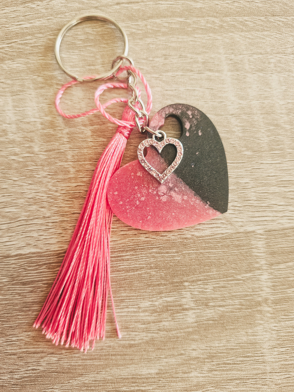 Porte-clé Heart Pink Love