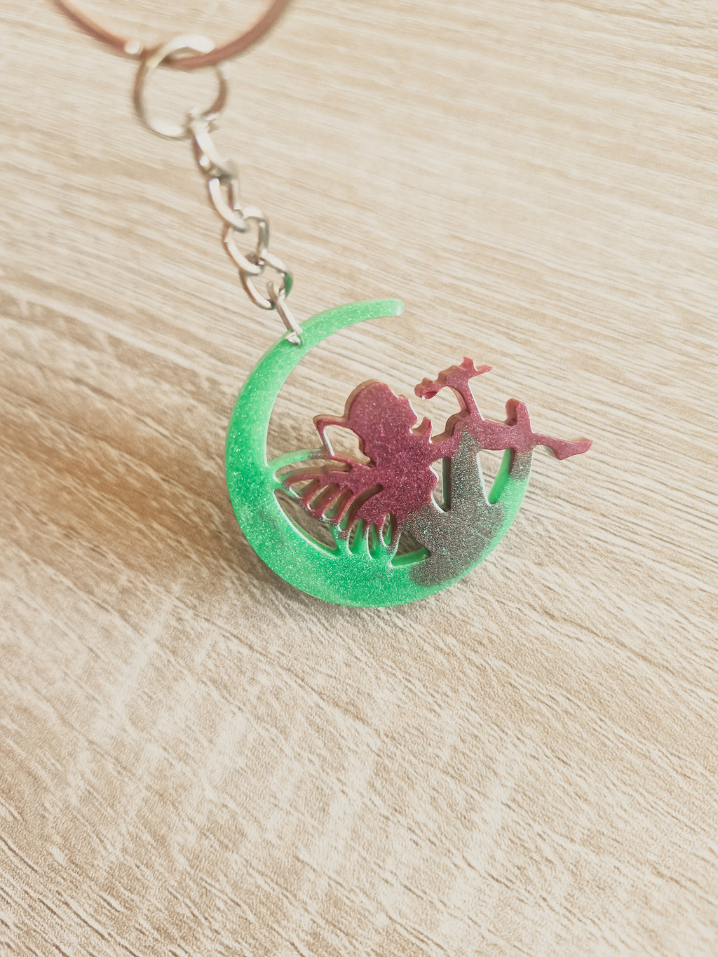 Porte-clé la fee lune