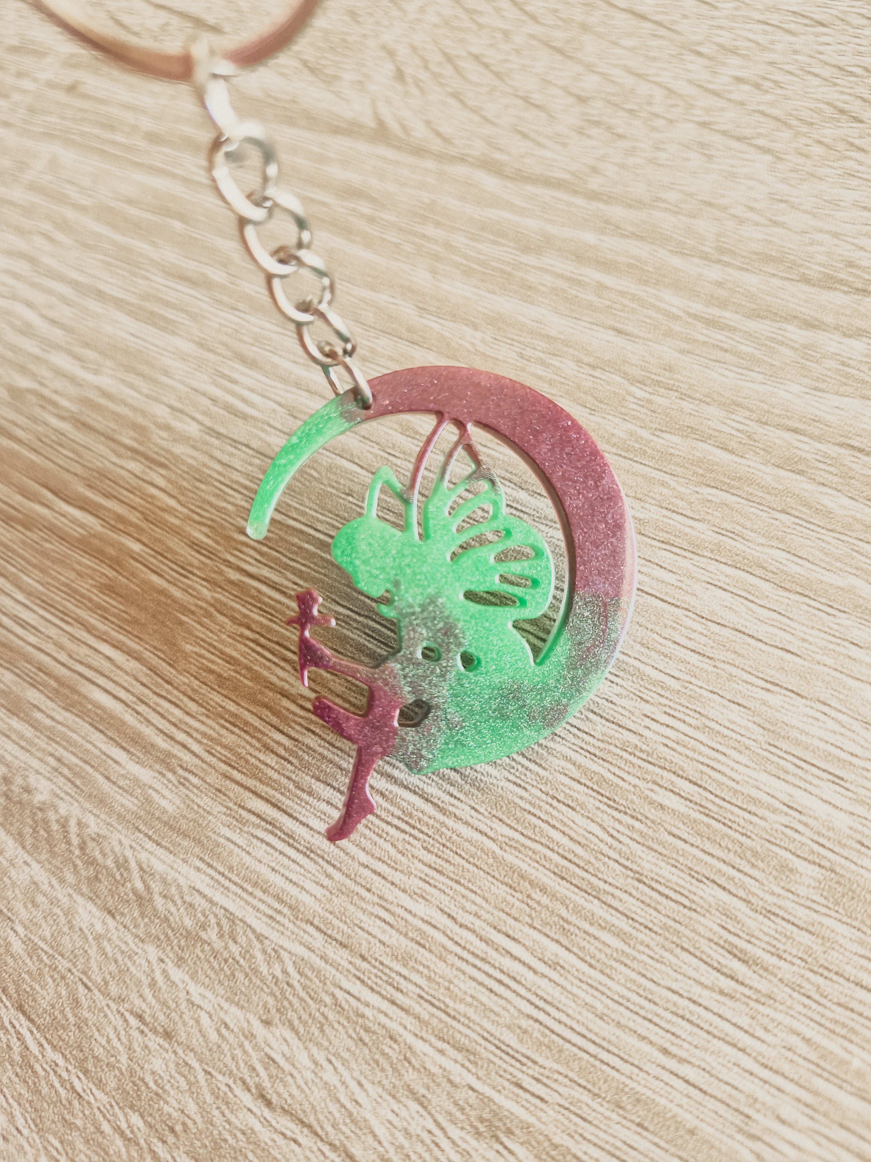 Porte-clé la fee lune